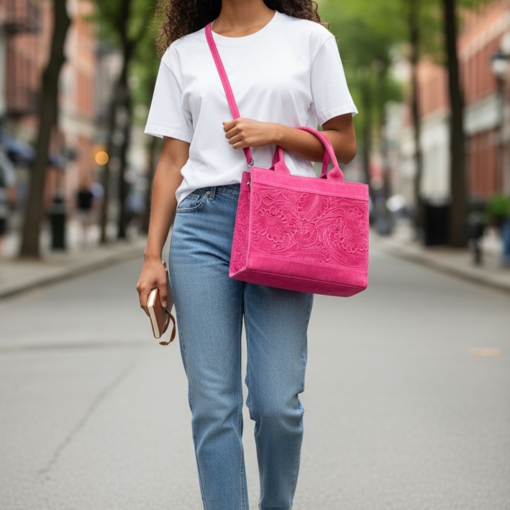 Handmade Crossover bag-Genuine leather - Picture 8 of 14